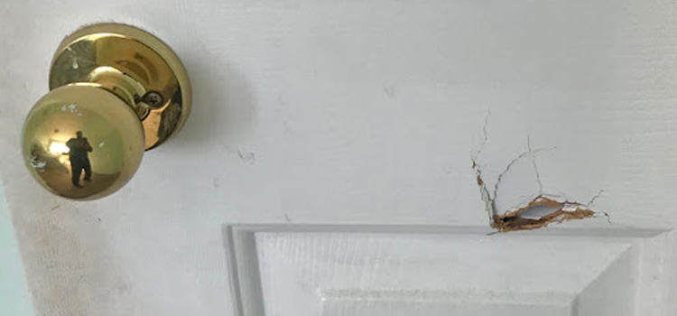 interior door hole repair Greenacres